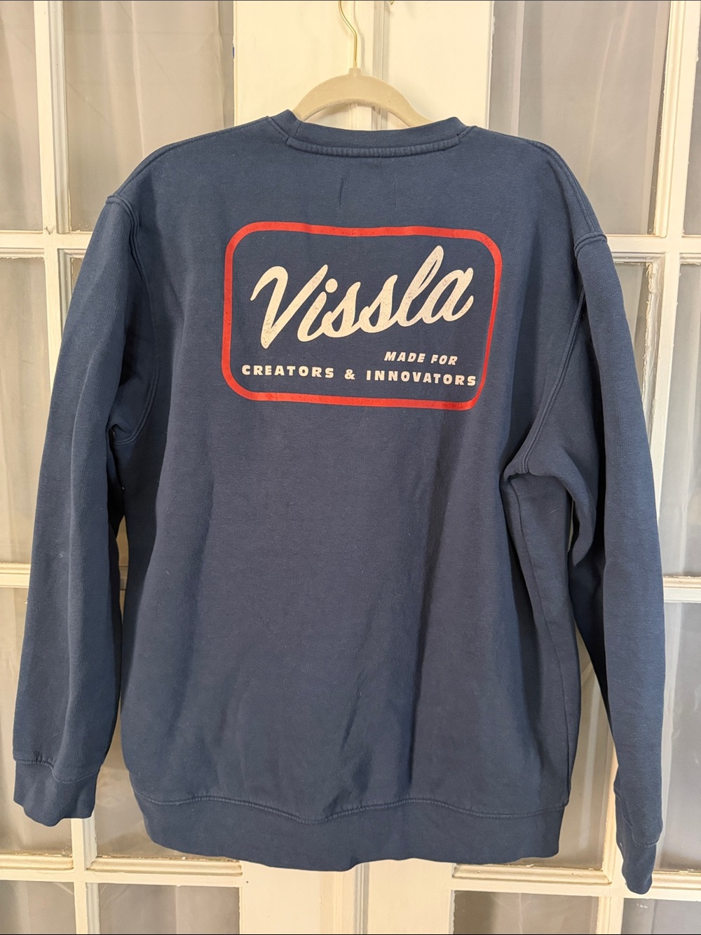 VISSLA Blue Pullover Crewneck Sweatshirt Size XL